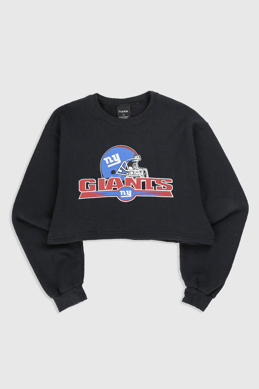 Rework NY Giants Crop Sweatshirt - L
