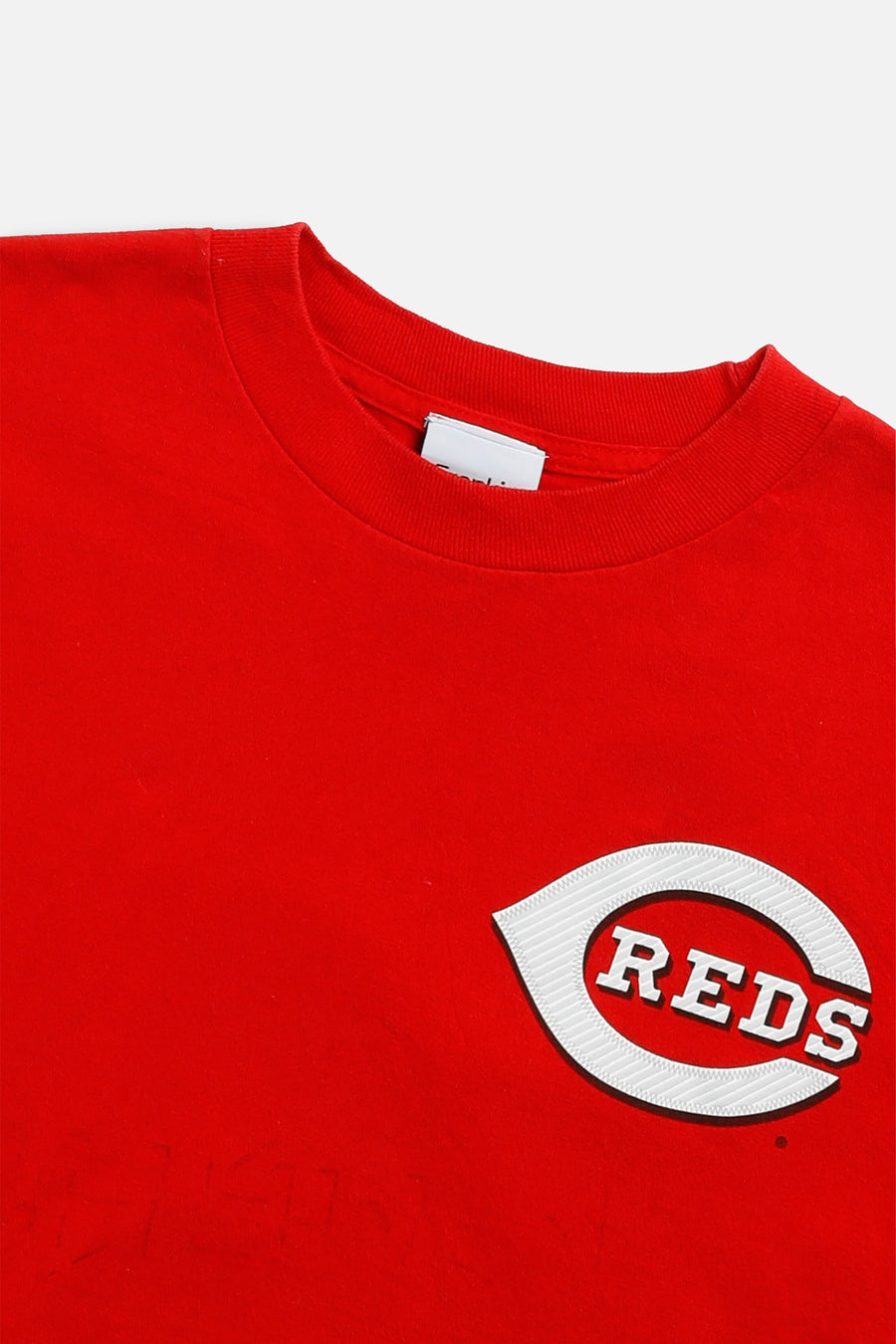 Rework Cincinnati Reds MLB Crop Tee - M