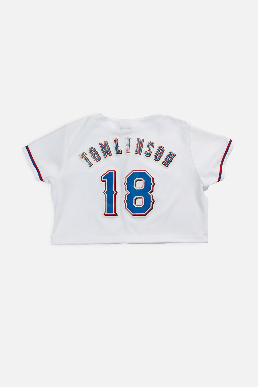 Rework Crop Texas Rangers MLB Jersey - L