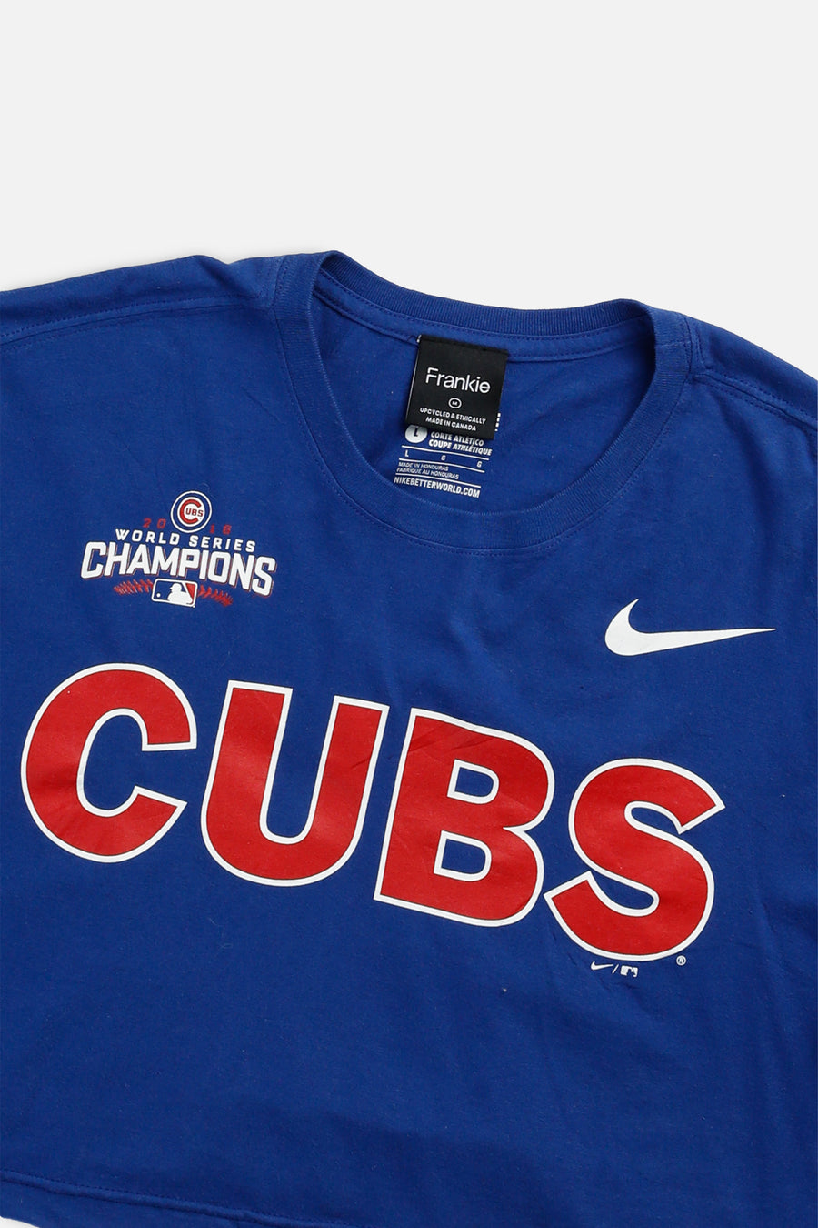 Rework Chicago Cubs MLB Crop Tee - M