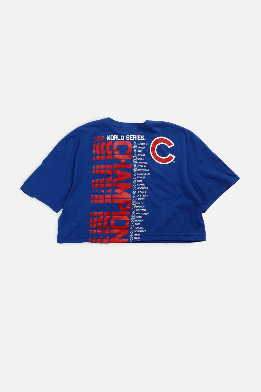 Rework Chicago Cubs MLB Crop Tee - M