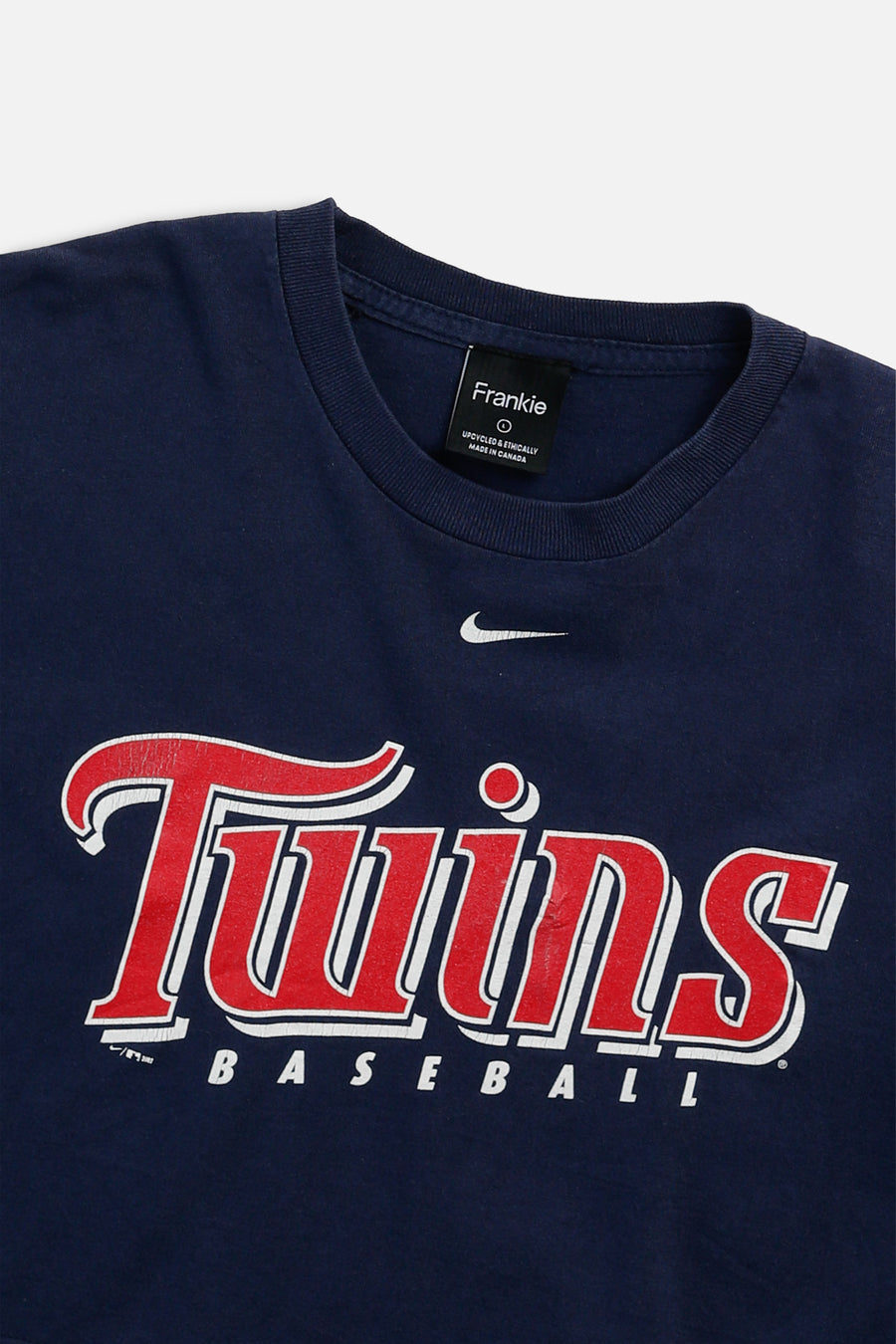 Rework Minnesota Twins MLB Crop Tee - L