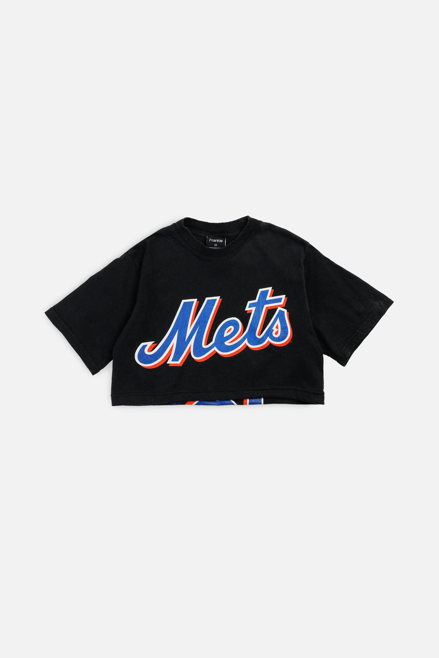 Rework NY Mets MLB Crop Tee - XS