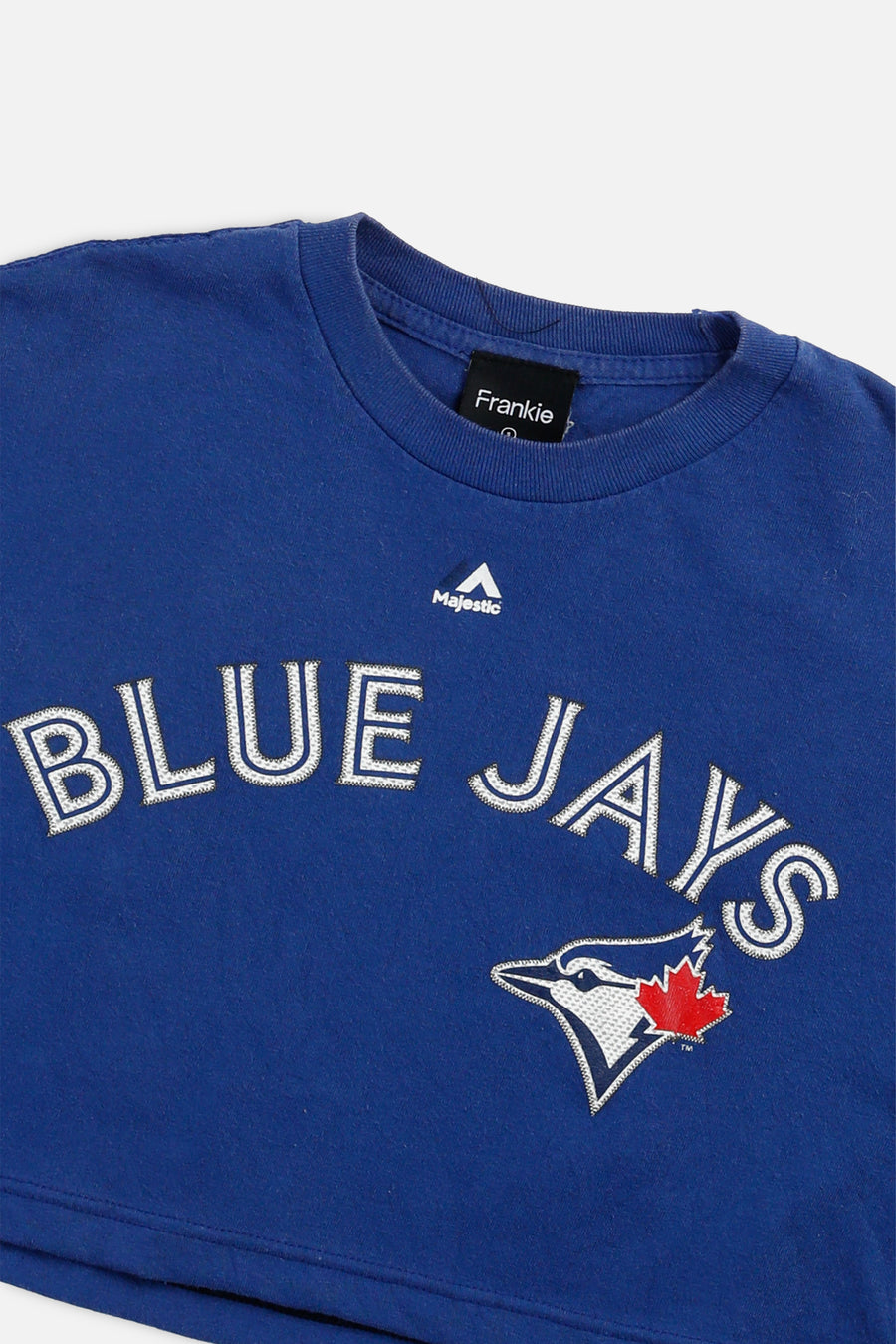 Rework Toronto Blue Jays MLB Crop Tee - S