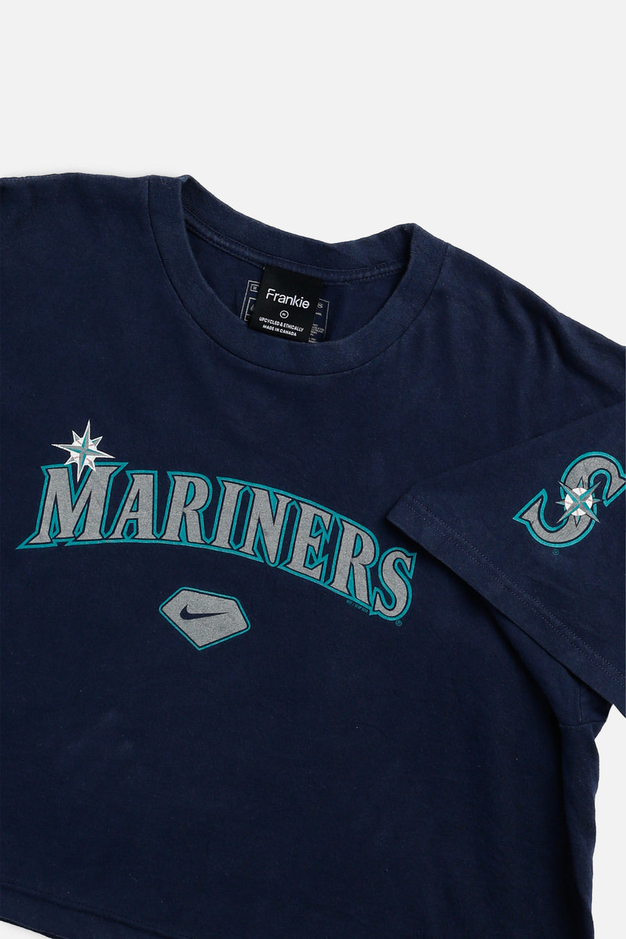 Rework Seattle Mariners MLB Crop Tee - XL