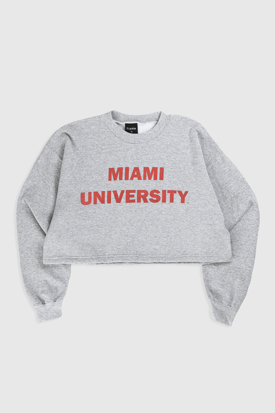 Rework Miami University Crop Sweatshirt - XL