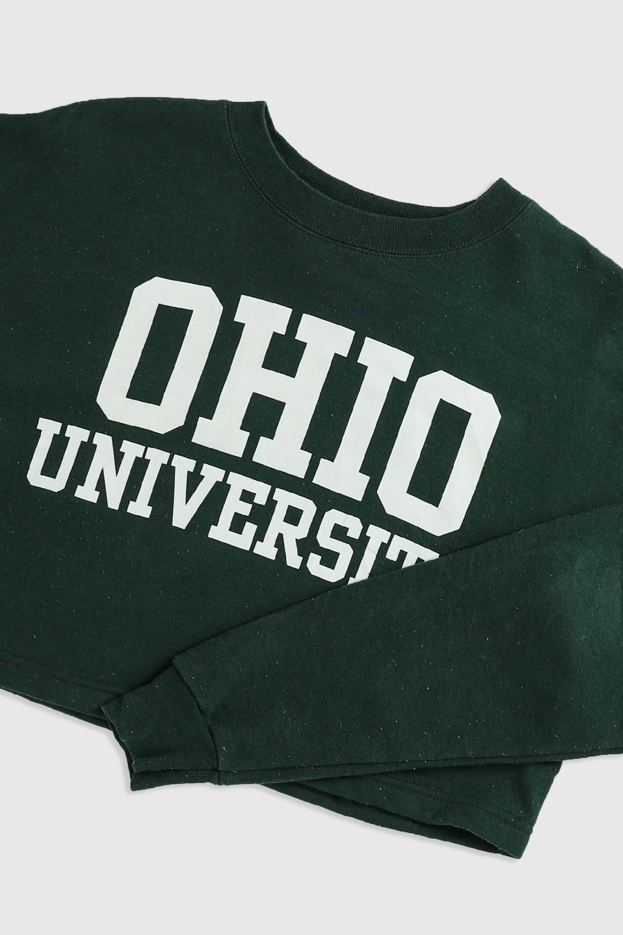 Rework Ohio University Crop Sweatshirt - M