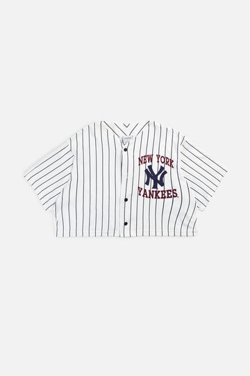 Rework Crop NY Yankees MLB Jersey - XL