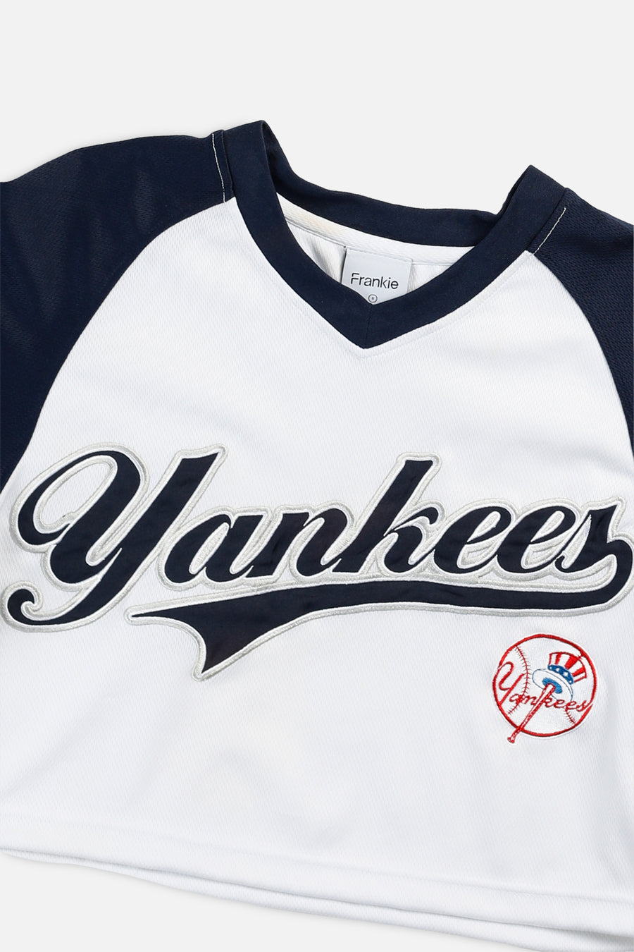 Rework Crop NY Yankees MLB Jersey - S