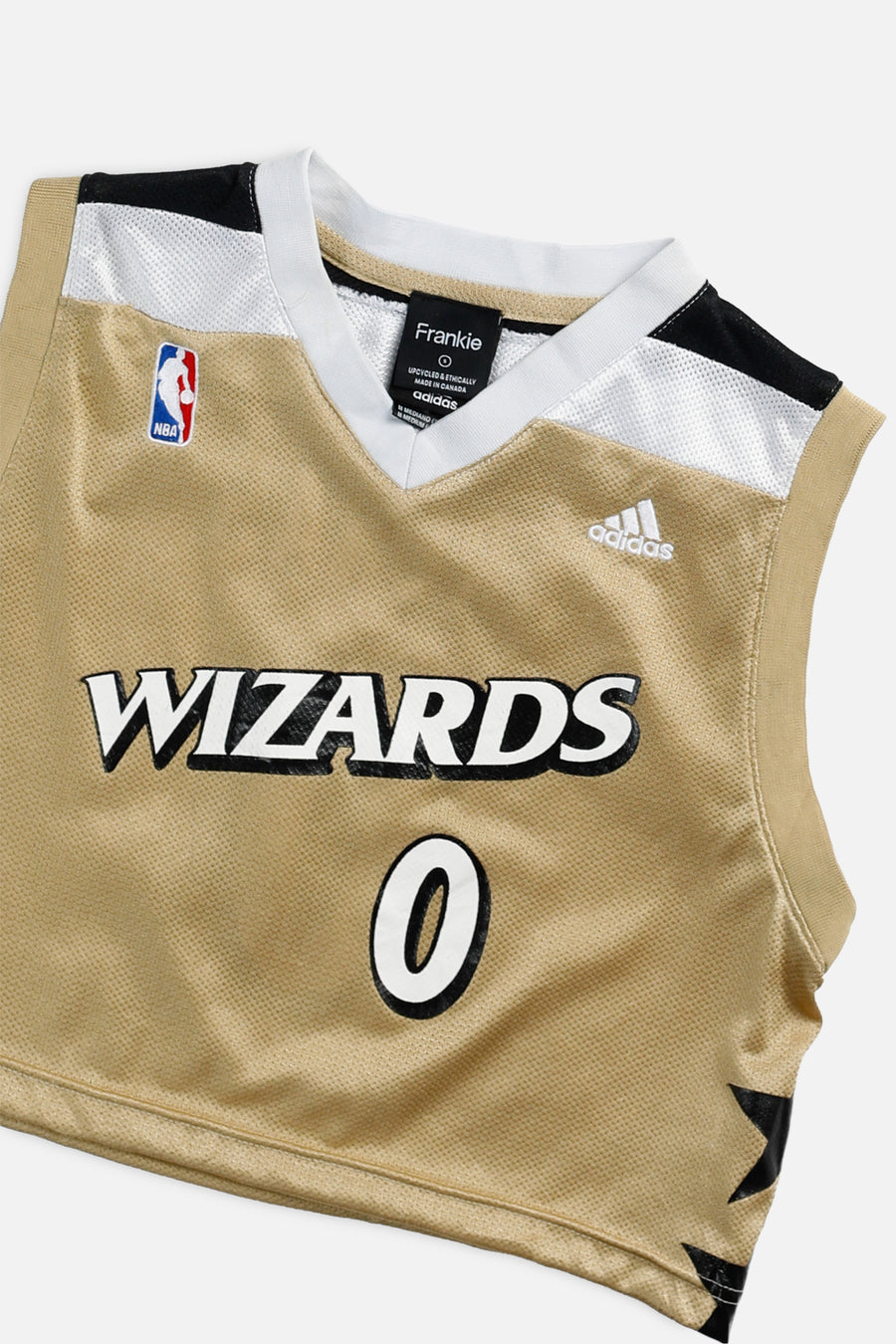 Rework Washington Wizards NBA Crop Jersey - S