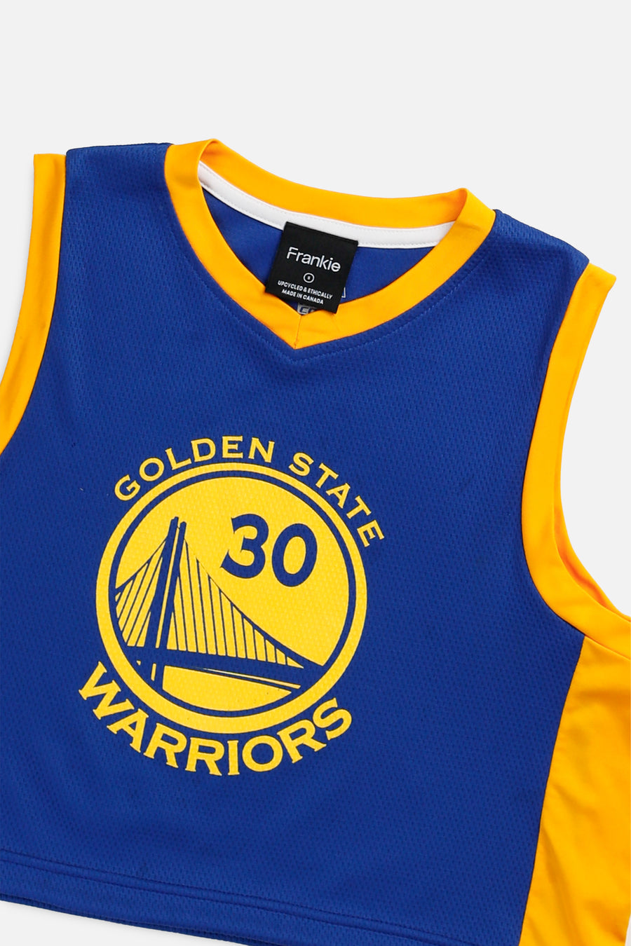 Rework Golden State Warriors NBA Crop Jersey - S