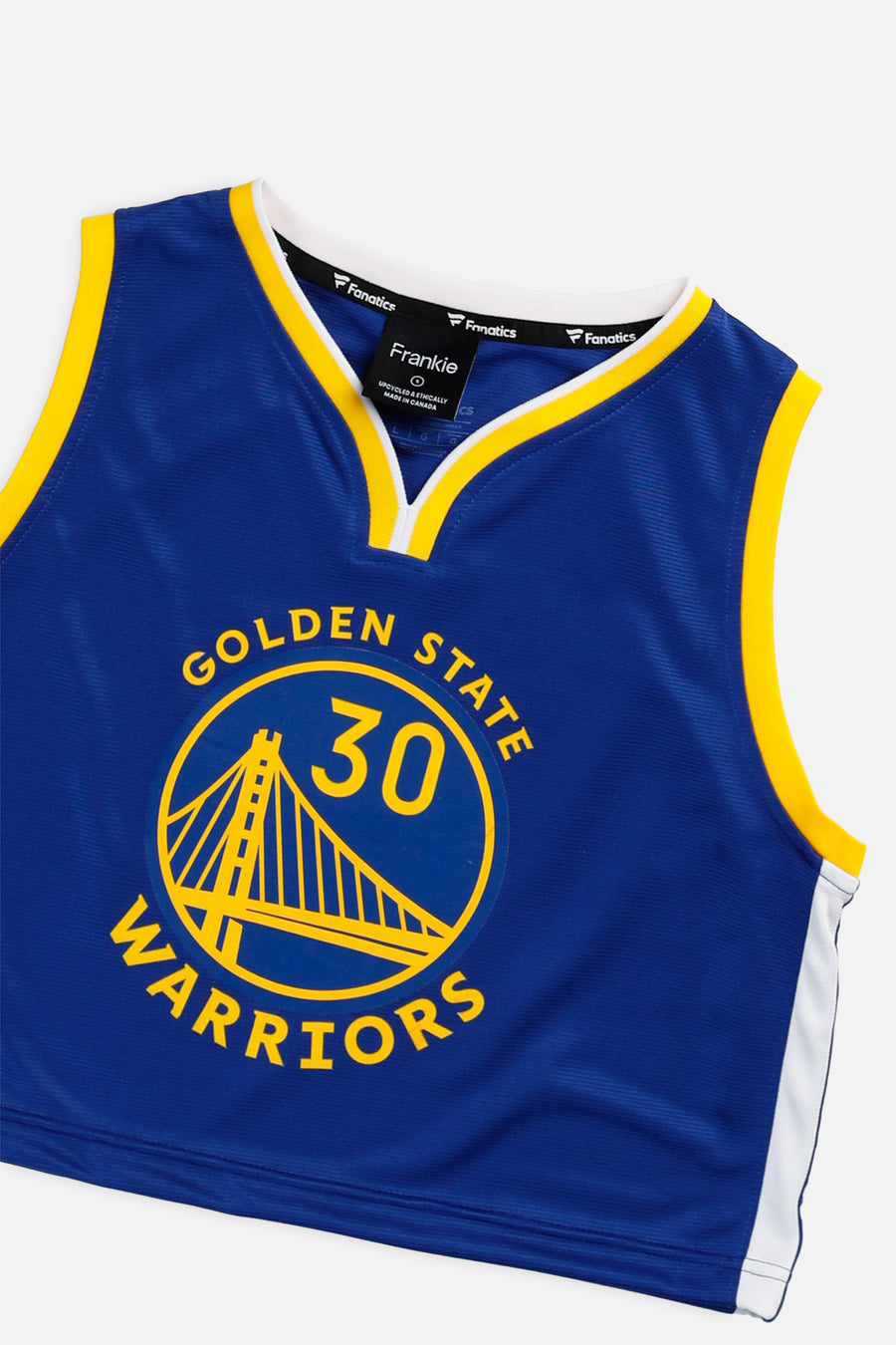 Rework Golden State Warriors NBA Crop Jersey - S