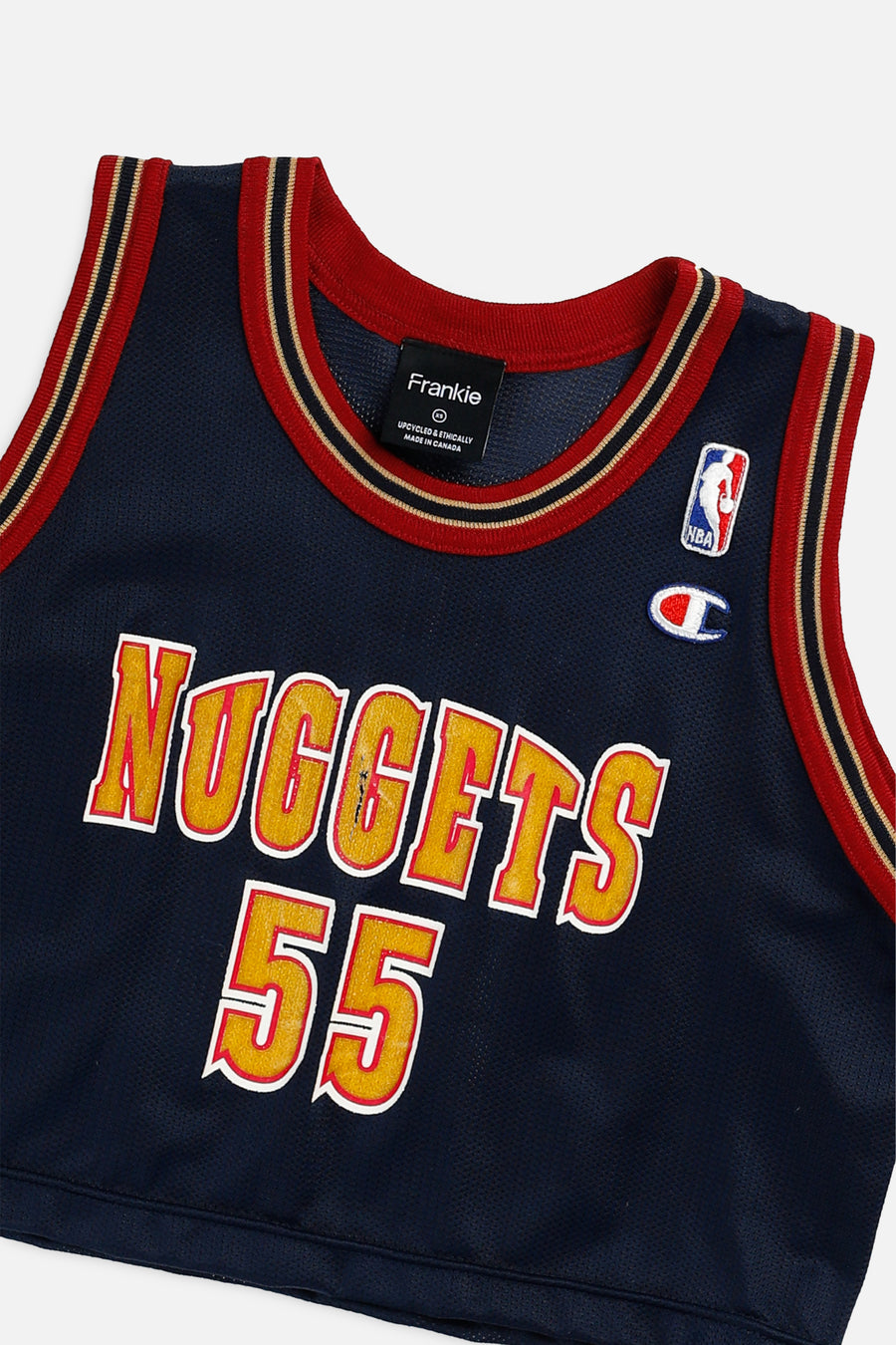 Rework Denver Nuggets NBA Crop Jersey - XS