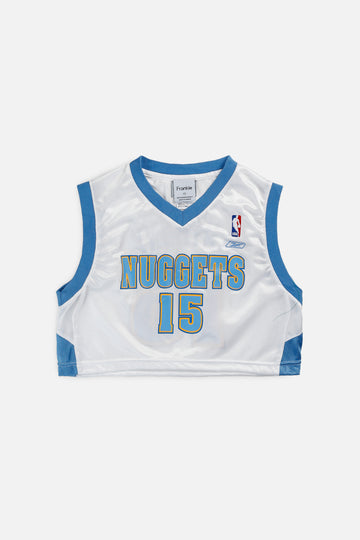 Rework Denver Nuggets NBA Crop Jersey - XS