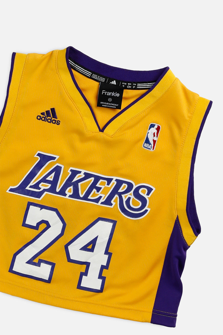 Rework LA Lakers NBA Crop Jersey - XS