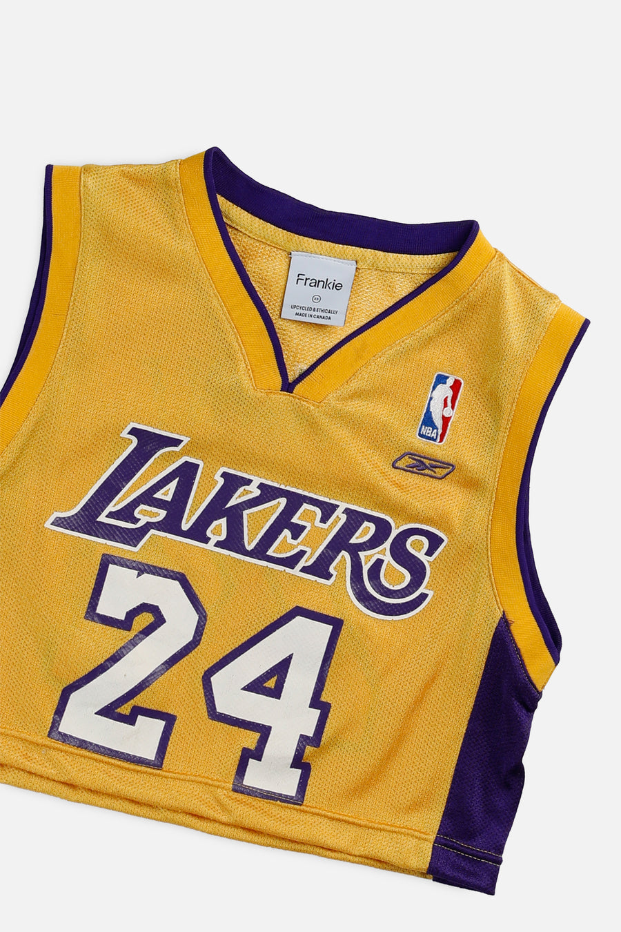 Rework LA Lakers NBA Crop Jersey - XS