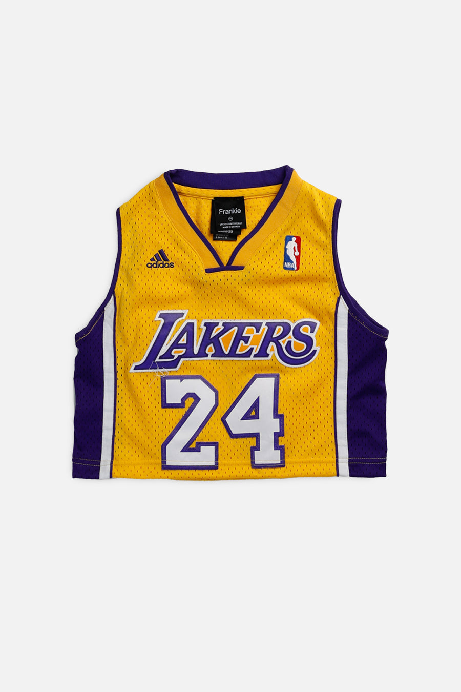 Rework LA Lakers NBA Crop Jersey - XS