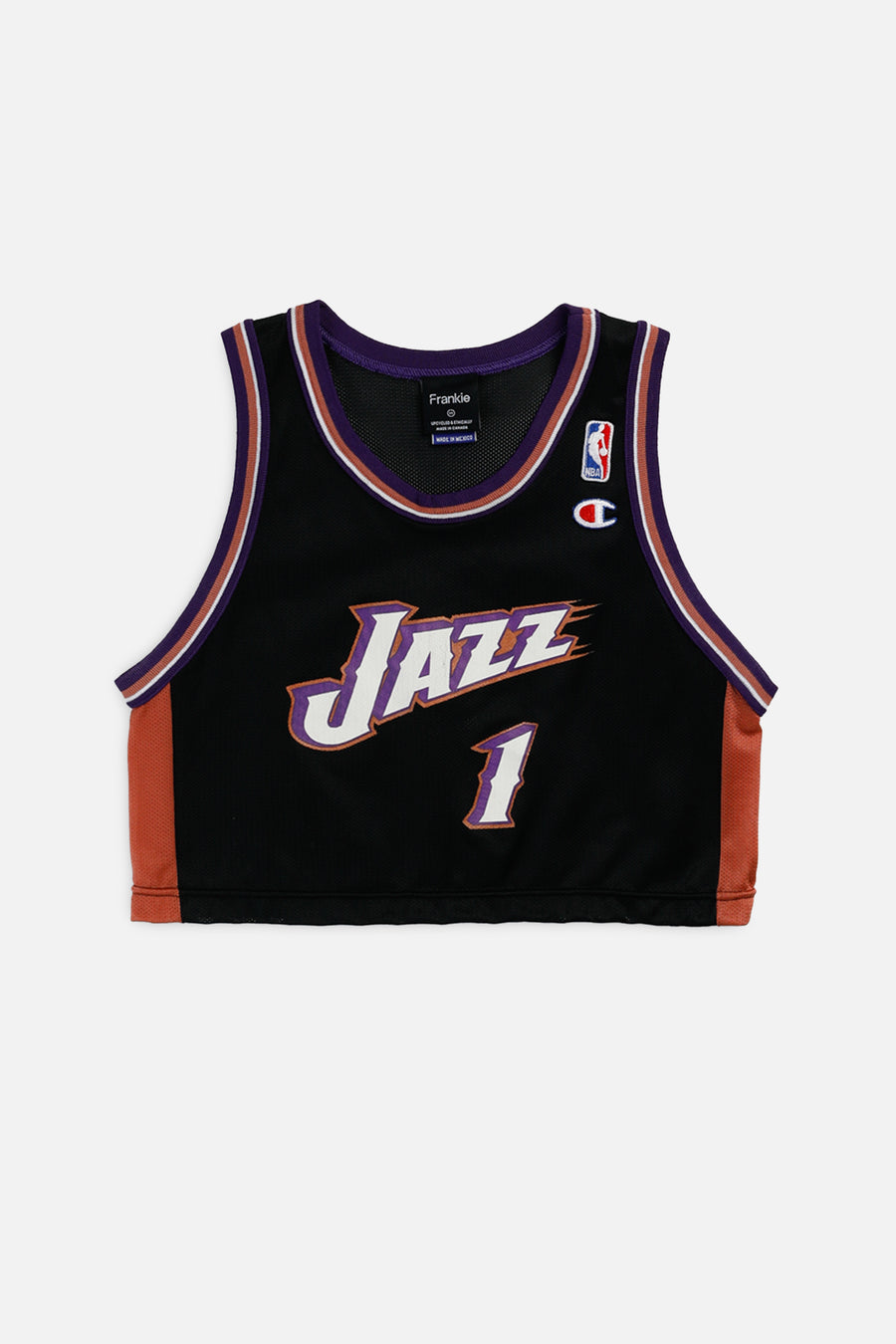 Rework Utah Jazz NBA Crop Jersey - XS