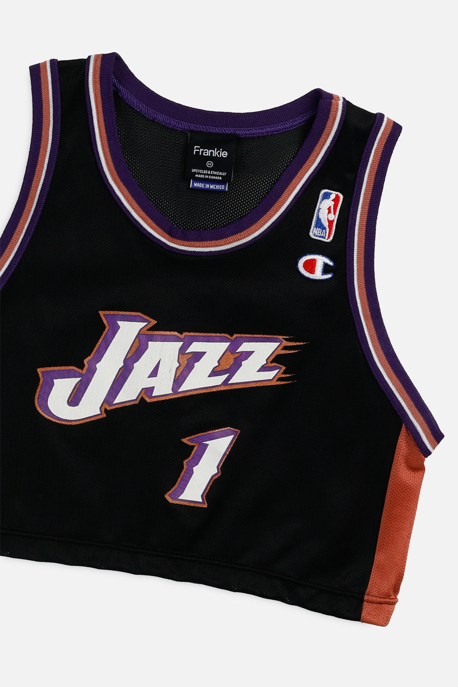 Rework Utah Jazz NBA Crop Jersey - XS