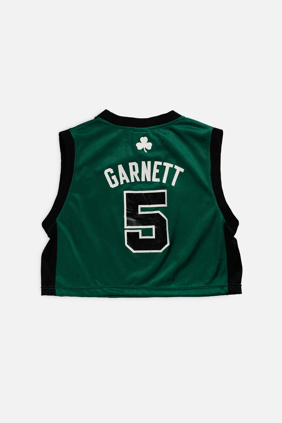 Rework Boston Celtics NBA Crop Jersey - M