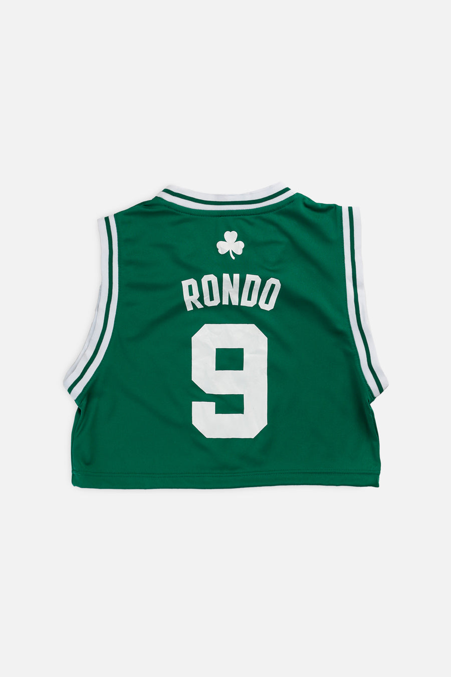 Rework Boston Celtics NBA Crop Jersey - S