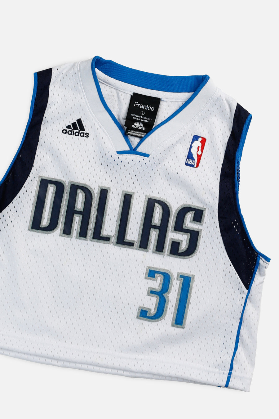 Rework Dallas Mavericks NBA Crop Jersey - S