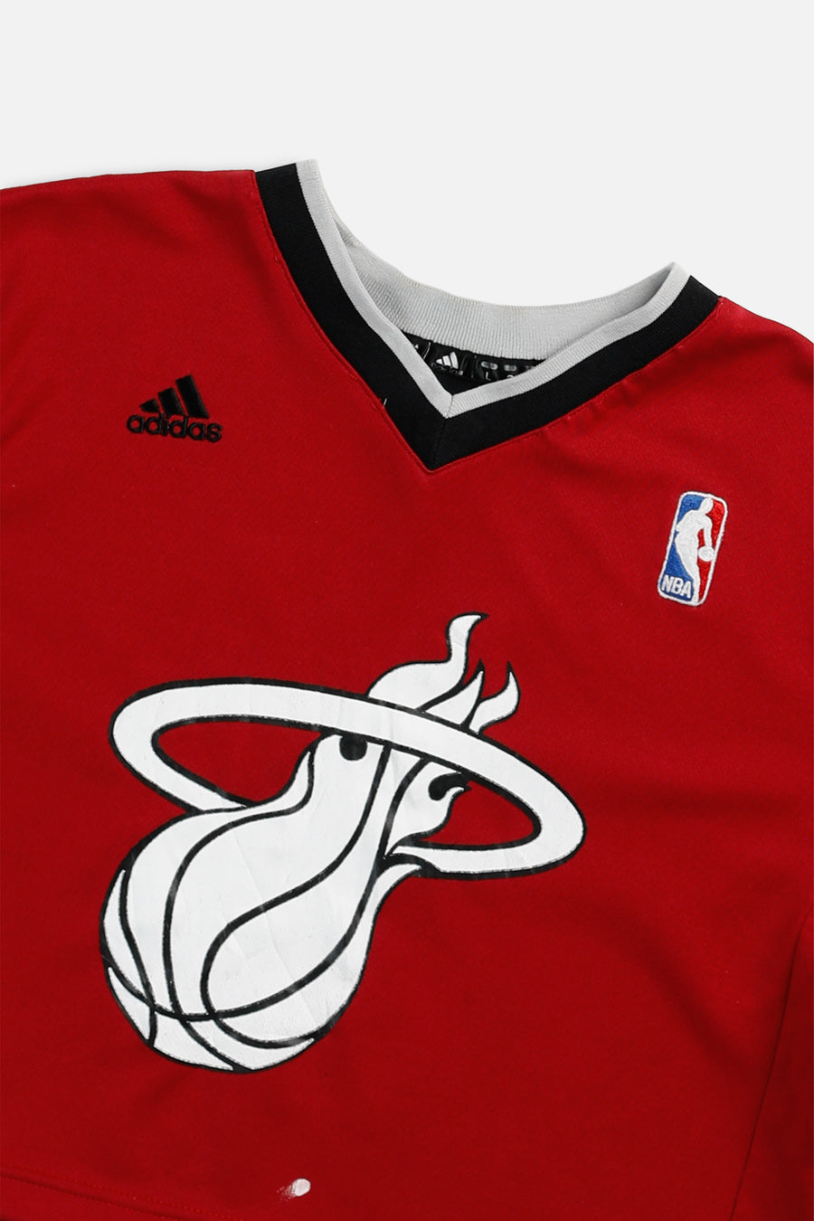 Rework Miami Heat NBA Crop Jersey - S