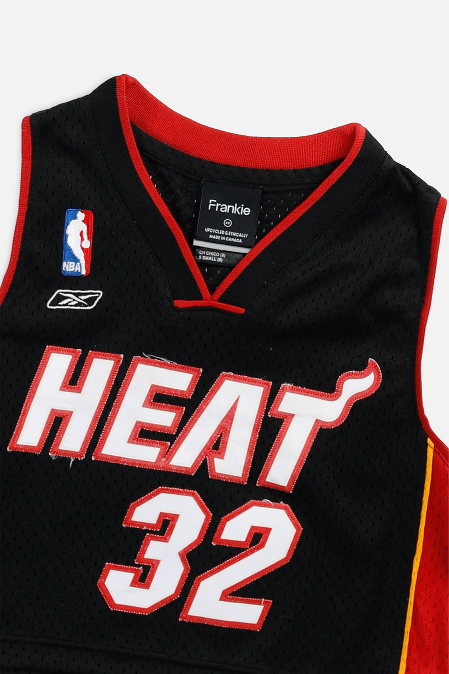 Rework Miami Heat NBA Crop Jersey - XS