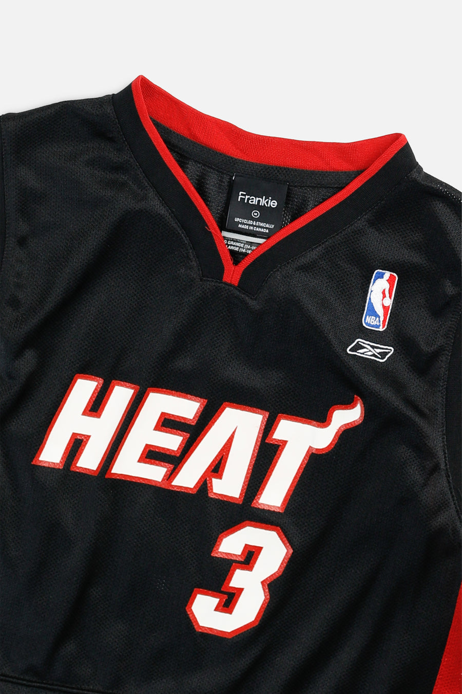 Rework Miami Heat NBA Crop Jersey - M