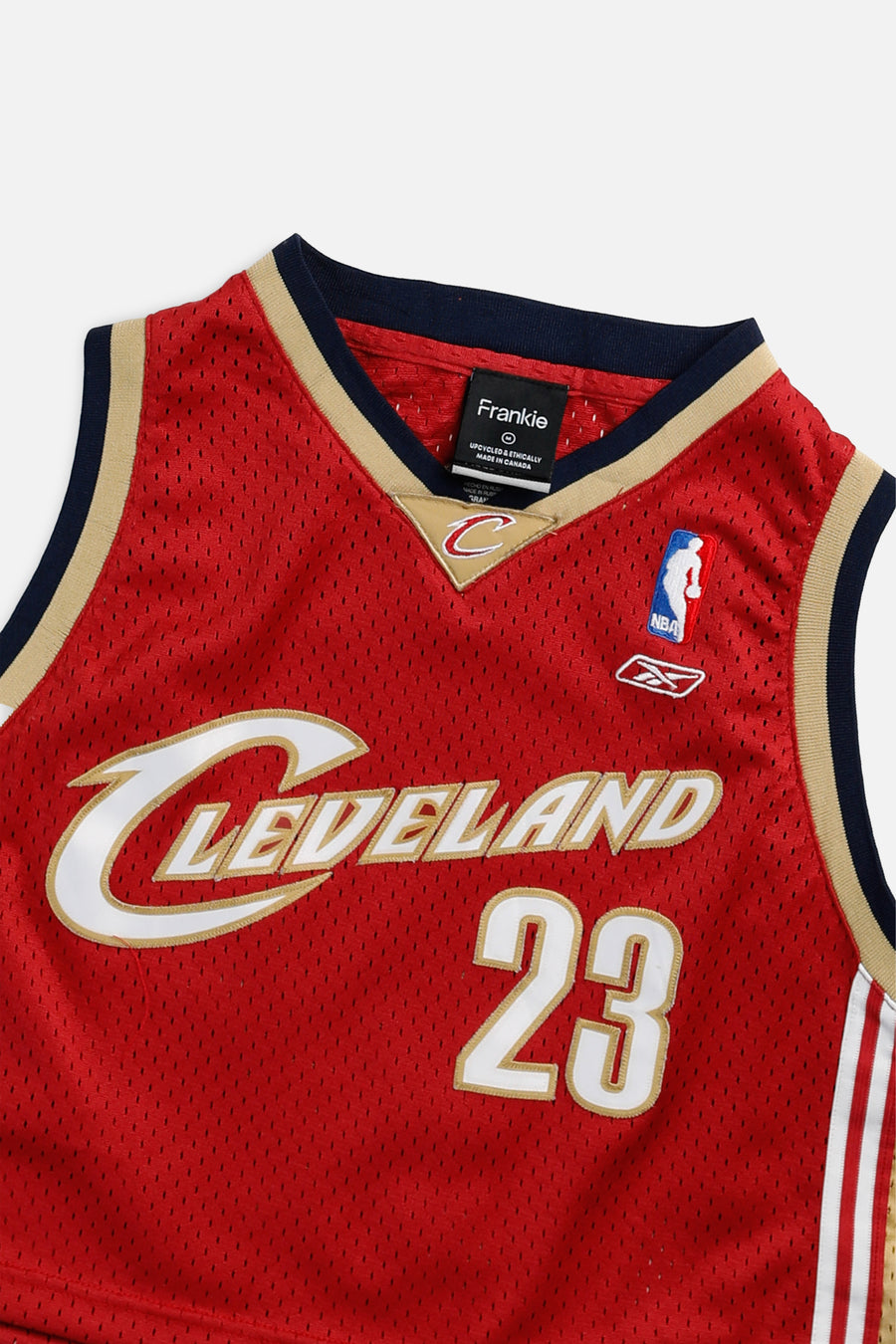 Rework Cleveland Cavaliers NBA Crop Jersey - M