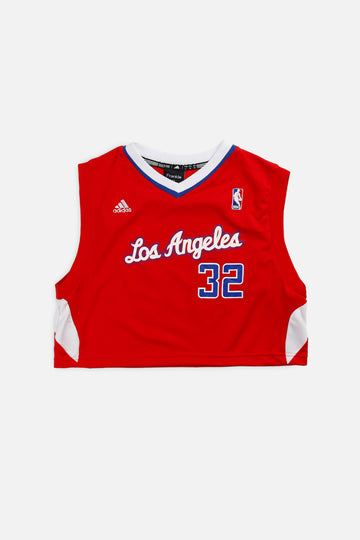 Rework LA Clippers NBA Crop Jersey - M