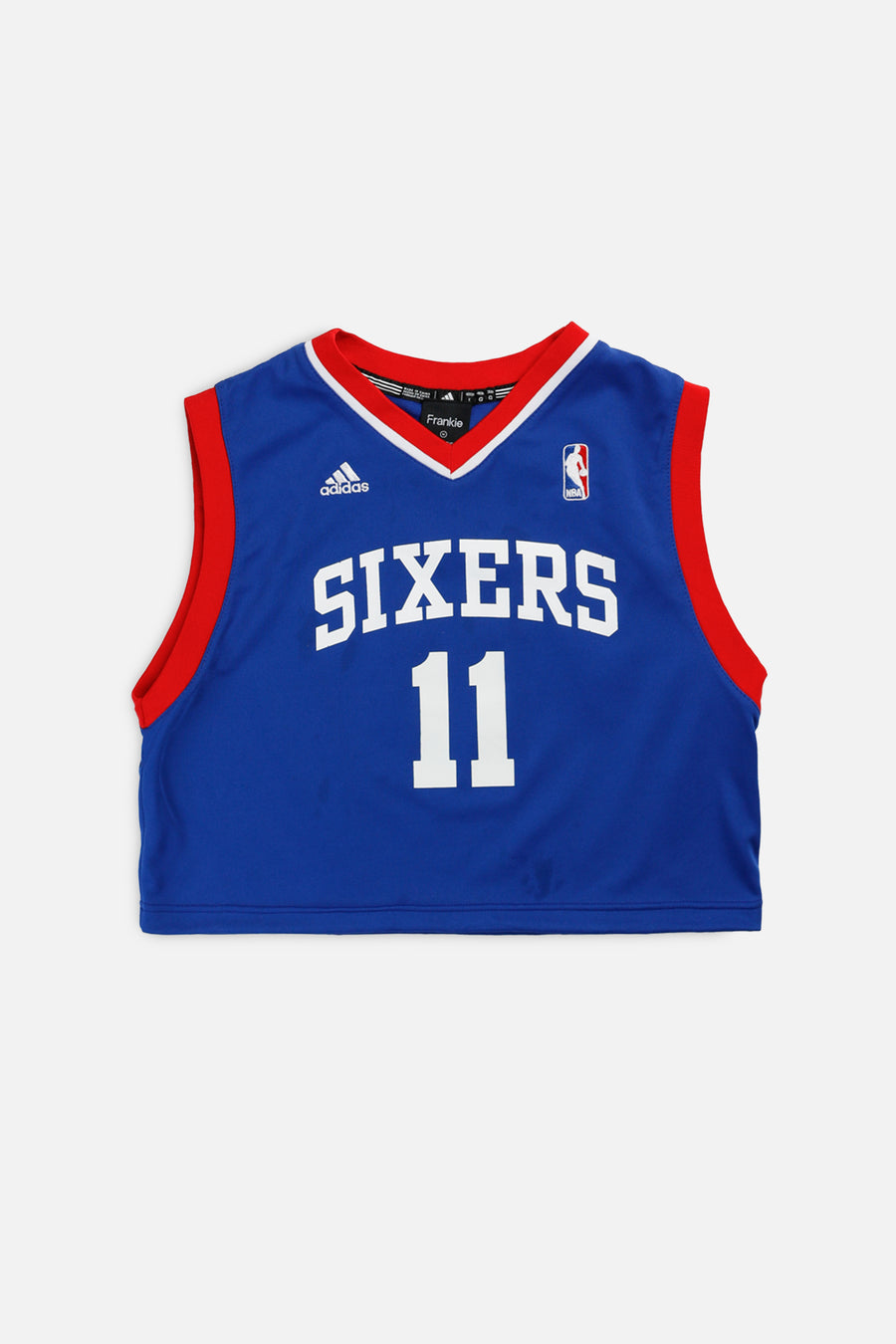 Rework Philadelphia 76ers NBA Crop Jersey - M