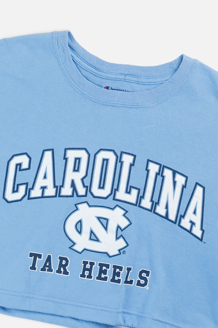 Rework Carolina Tar Heels NCAA Crop Tee - XS