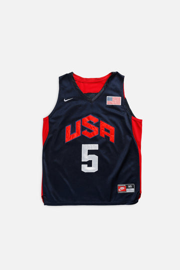 Vintage Team USA Basketball Jersey - M