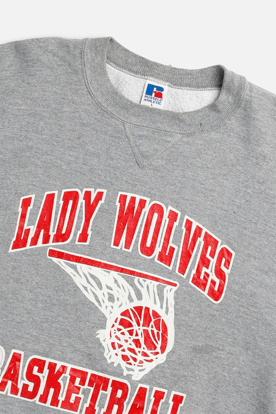 Vintage Lady Wolves Basketball Sweatshirt - L