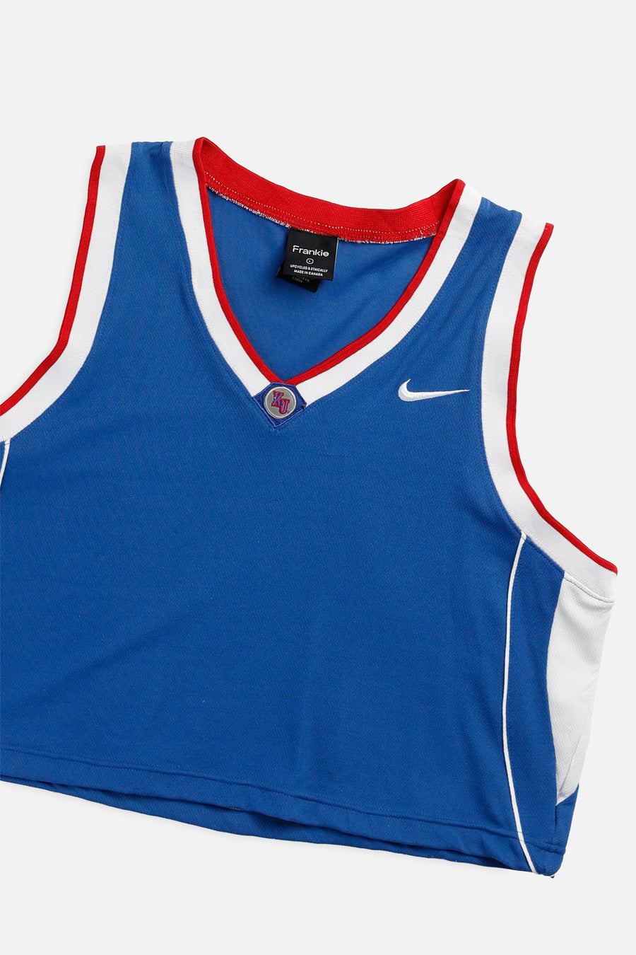 Rework Crop Kansas University NCAA Jersey - M