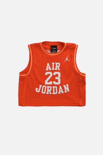 Rework Air Jordan Basketball Crop Jersey - XS