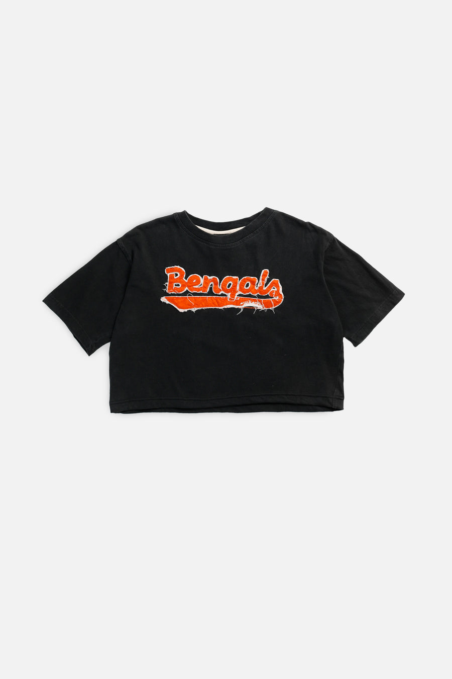 Rework Cincinnati Bengals NFL Crop Tee - M