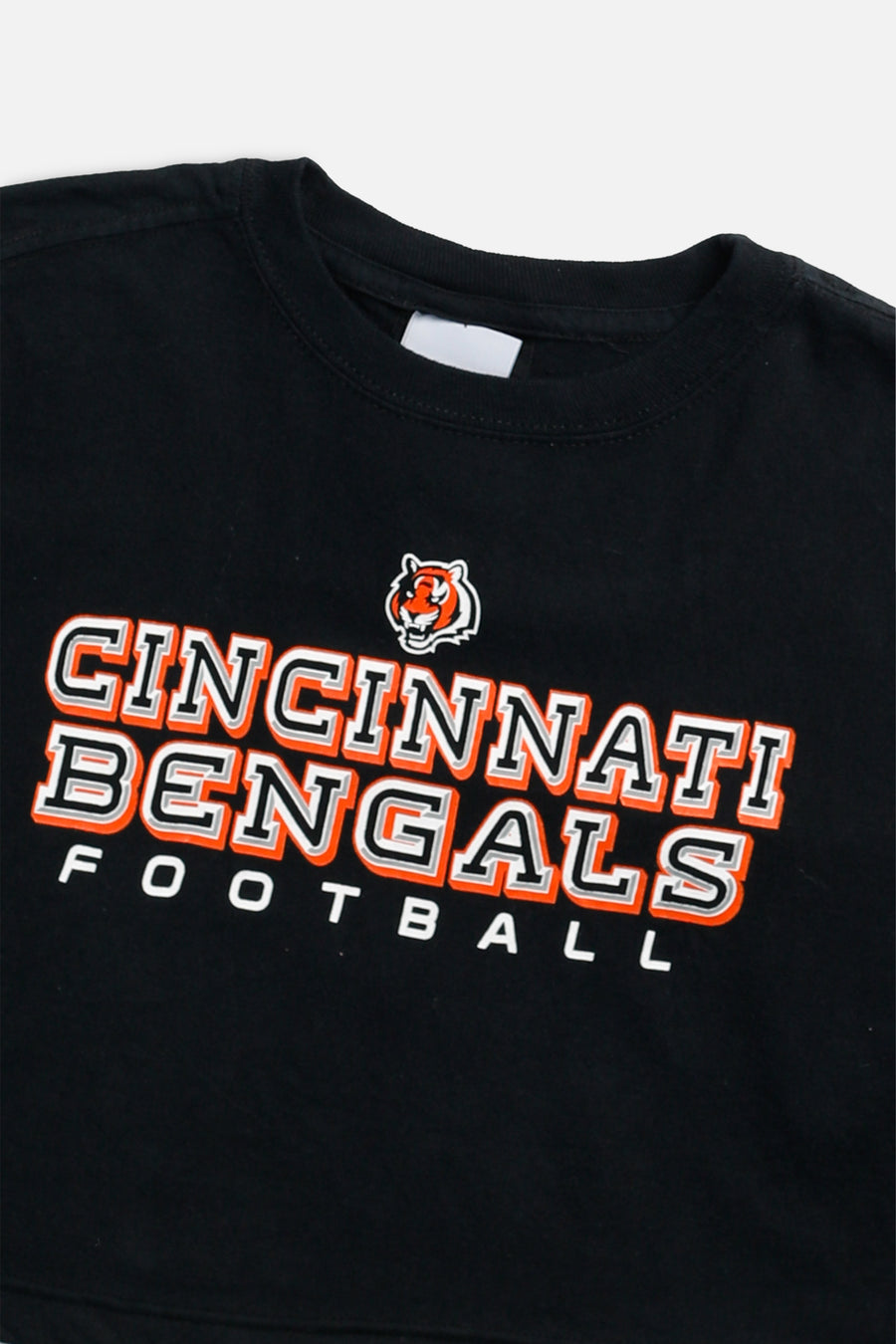 Rework Cincinnati Bengals NFL Crop Tee - XS