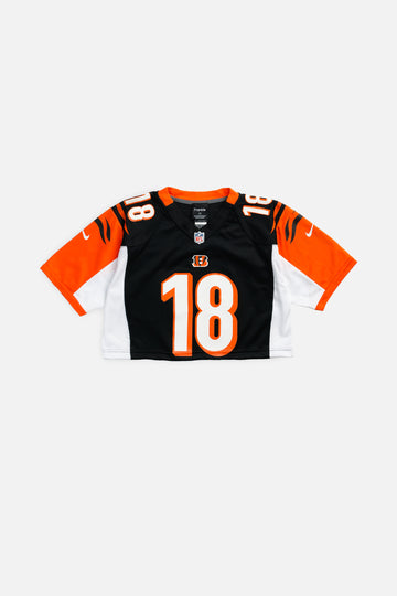 Rework Crop Cincinnati Bengals NFL Jersey - S