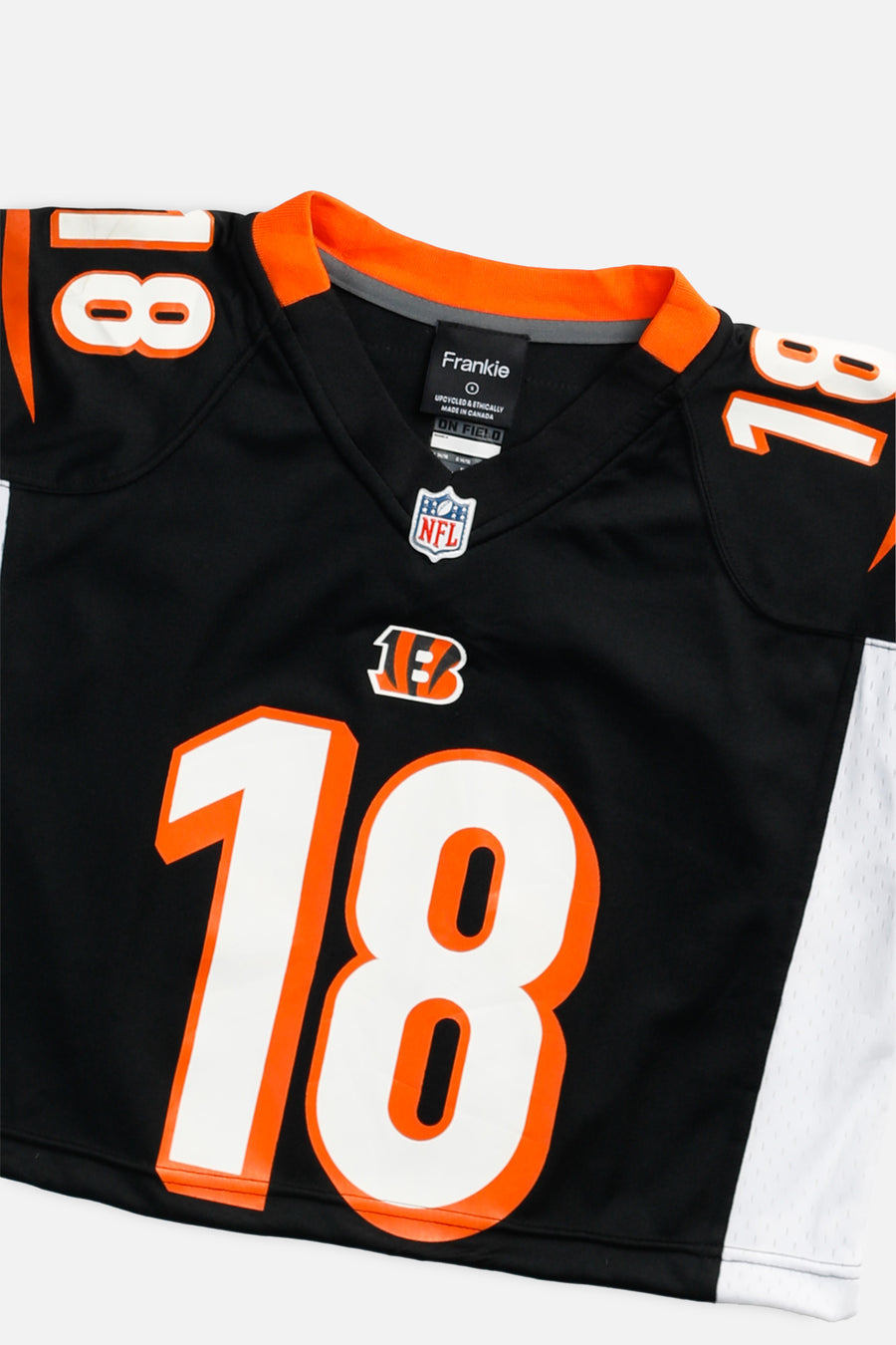 Rework Crop Cincinnati Bengals NFL Jersey - S