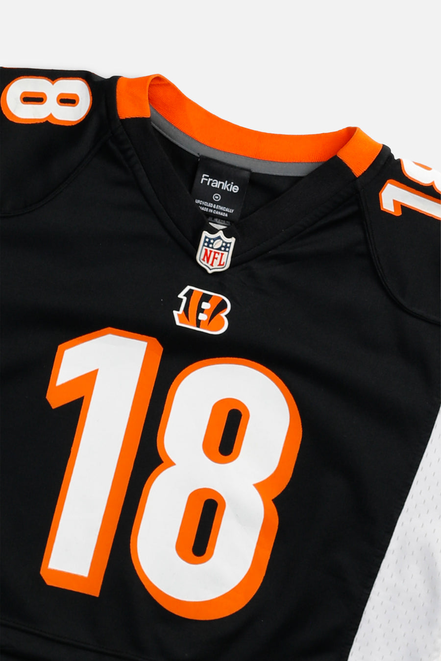 Rework Crop Cincinnati Bengals NFL Jersey - M