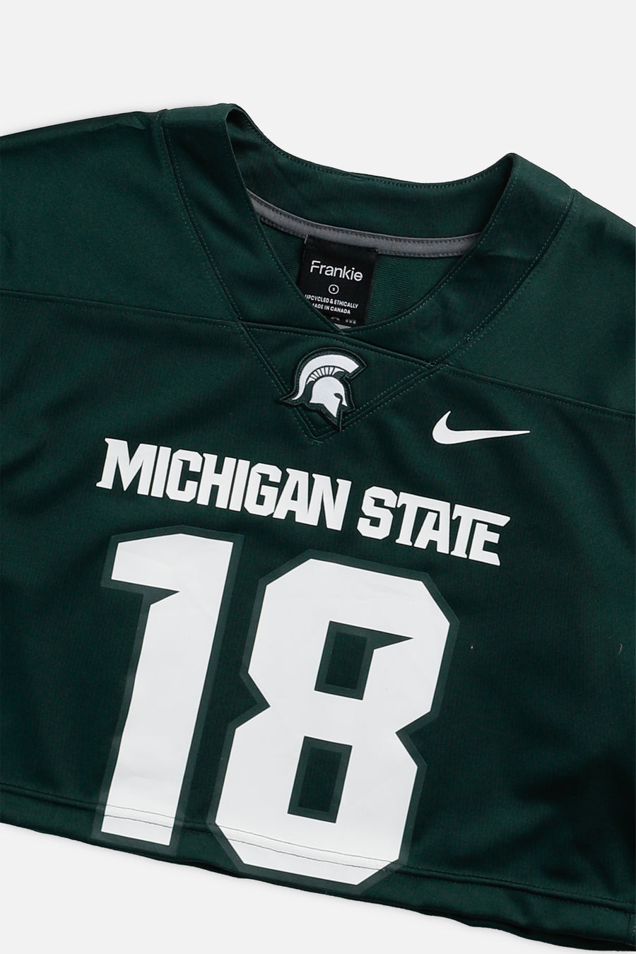 Rework Crop Michigan State NCAA Jersey - S