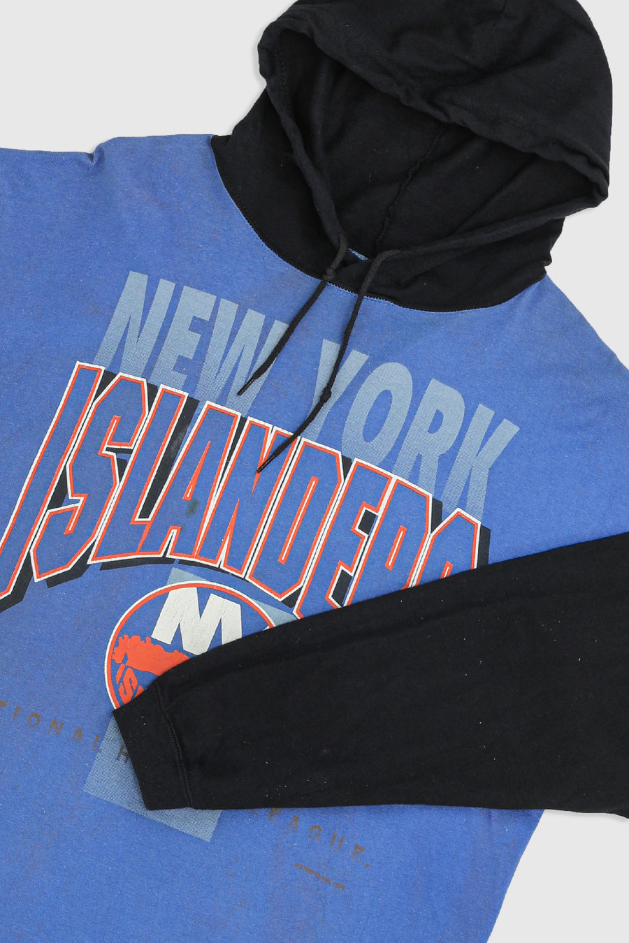 Vintage NY Islanders NHL Hooded Shirt - L