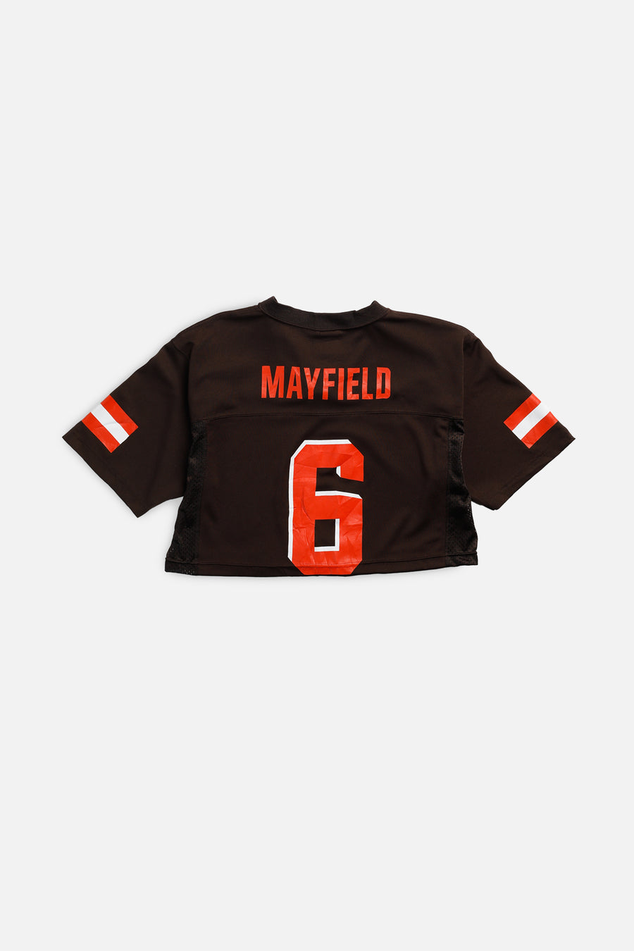 Rework Crop Cleveland Browns NFL Jersey - S