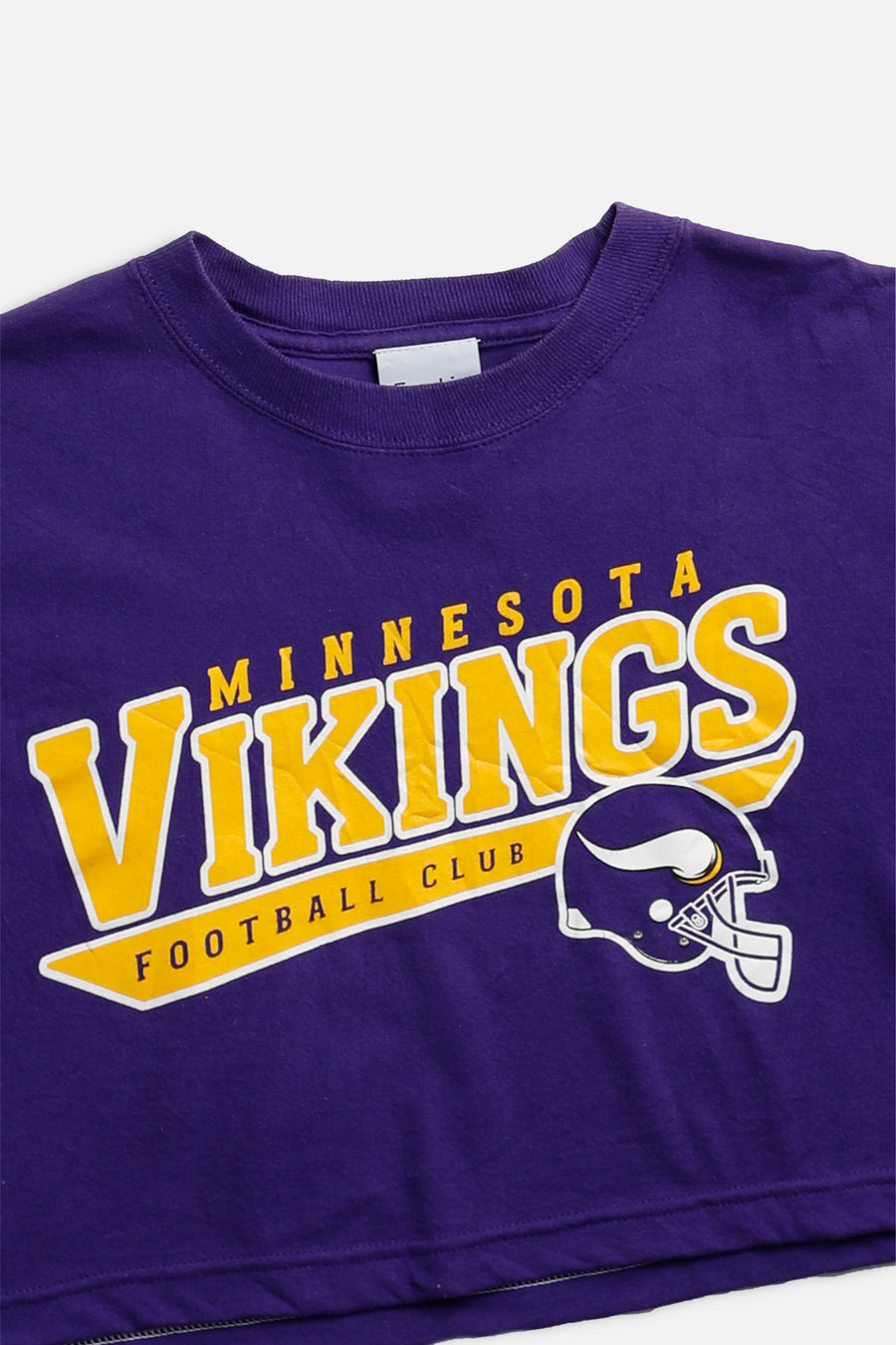 Rework Minnesota Vikings NFL Crop Tee - M