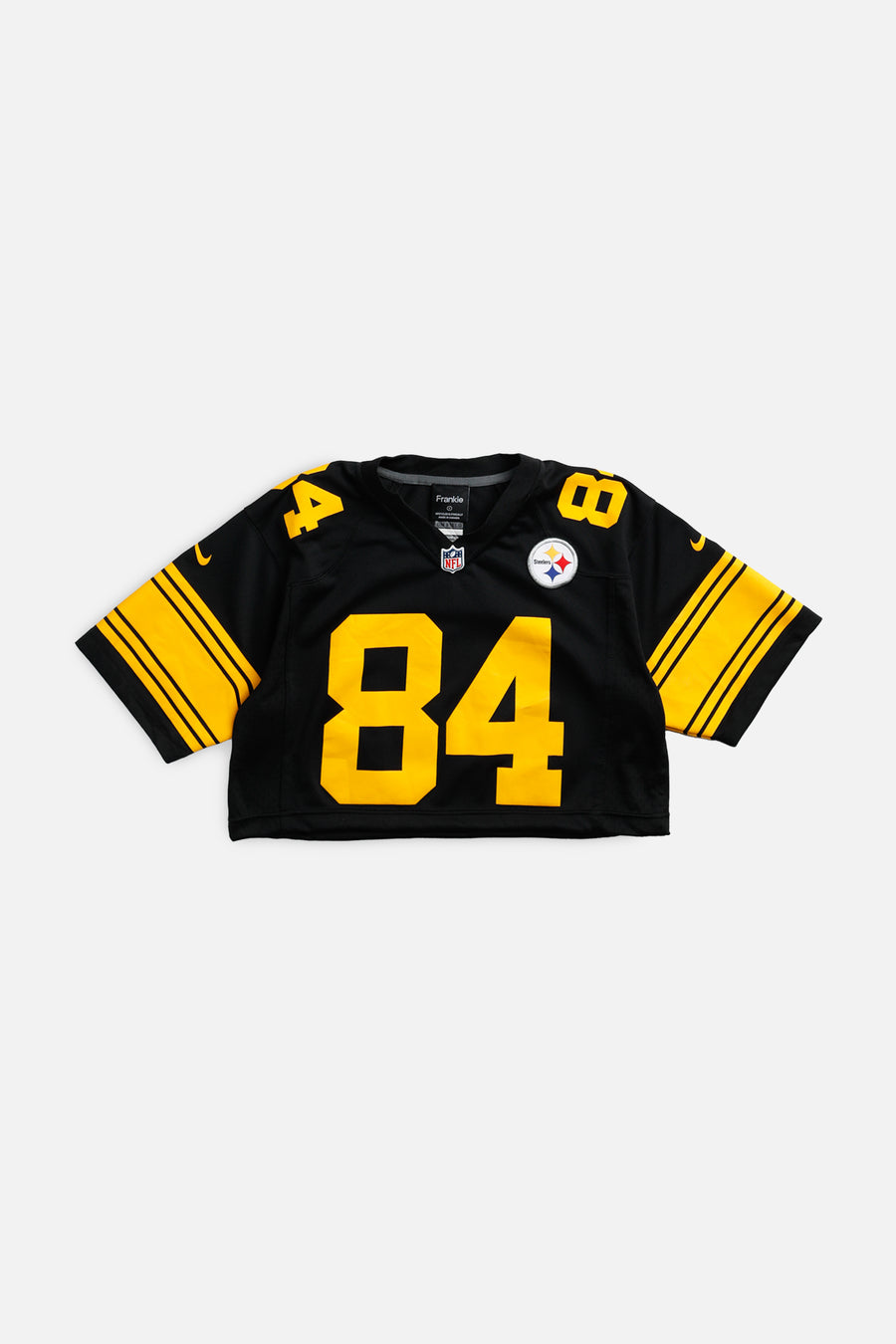 Rework Crop Pittsburgh Steelers NFL Jersey - S