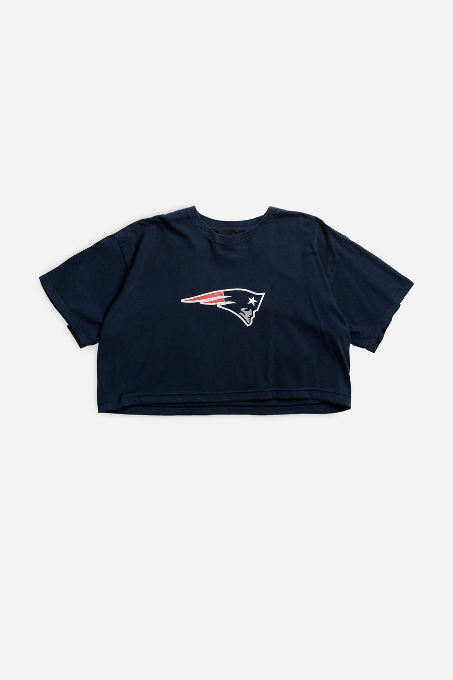 Rework New England Patriots NFL Crop Tee - L