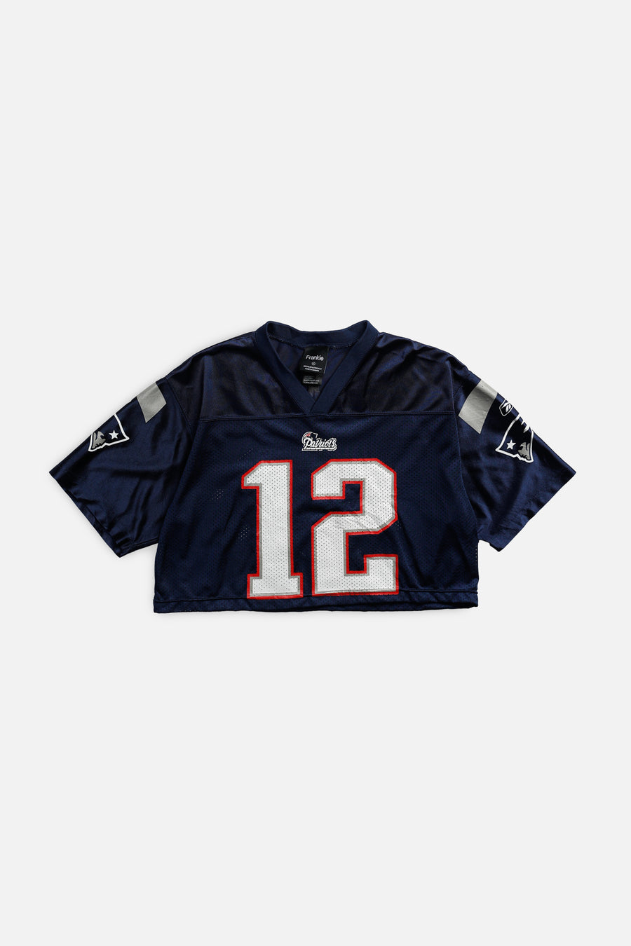 Rework Crop New England Patriots NFL Jersey - M