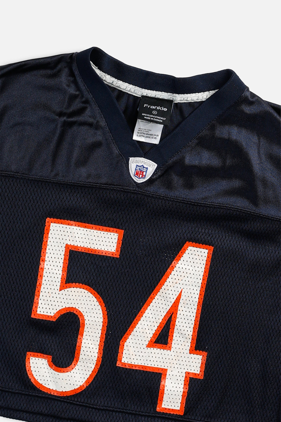 Rework Crop Chicago Bears NFL Jersey - M